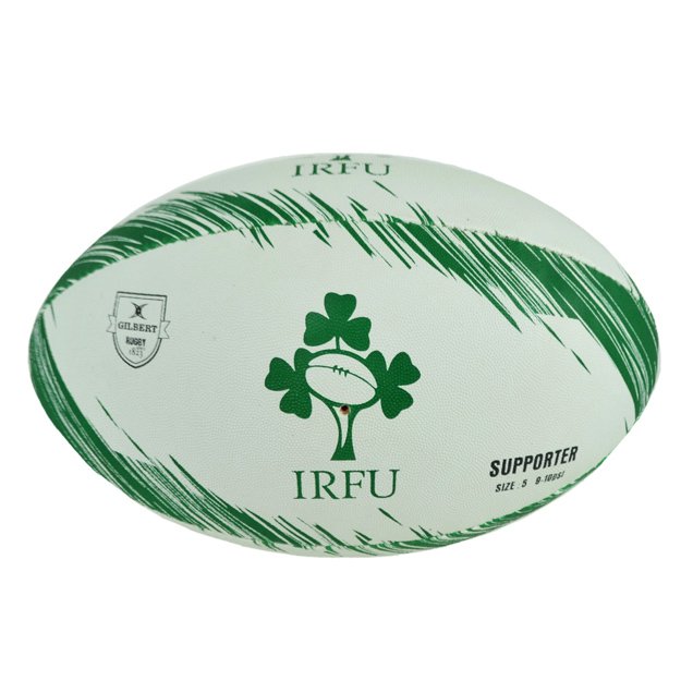 Gilbert IRFU Supporters Ball Wht/Grn