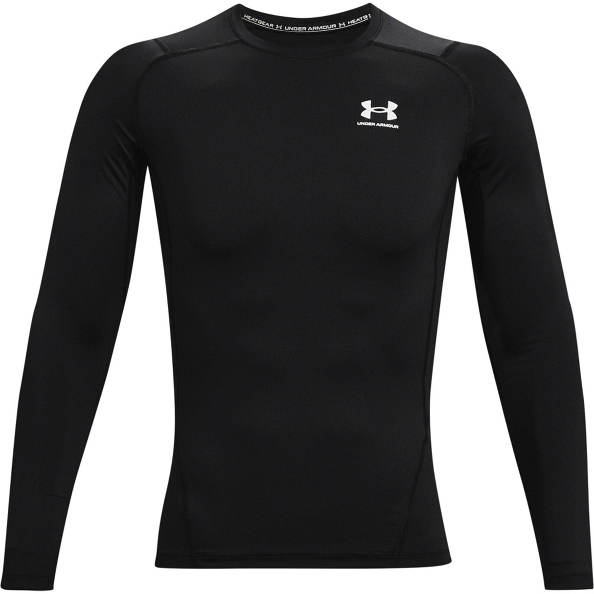 UA Mens HG Armour Comp LS Tee Black