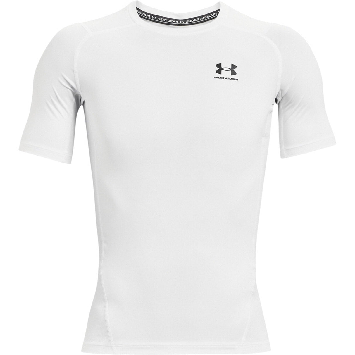 UA Mens HG Armour Comp SS Tee White