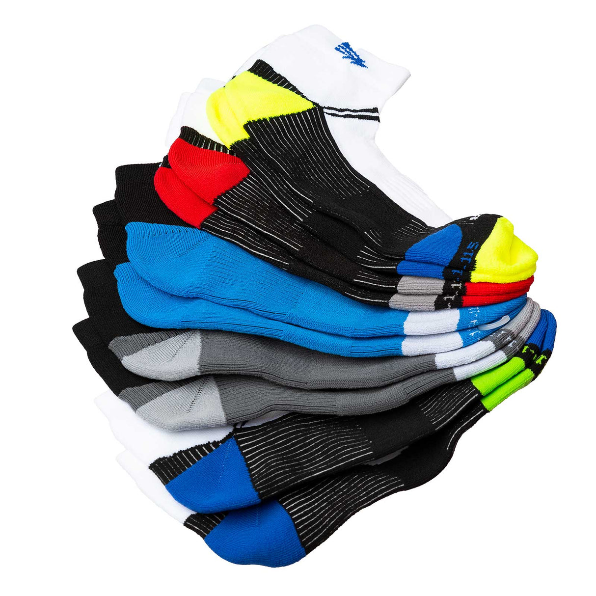 Puresox Cushion 5 Pack Mens Assort Multi