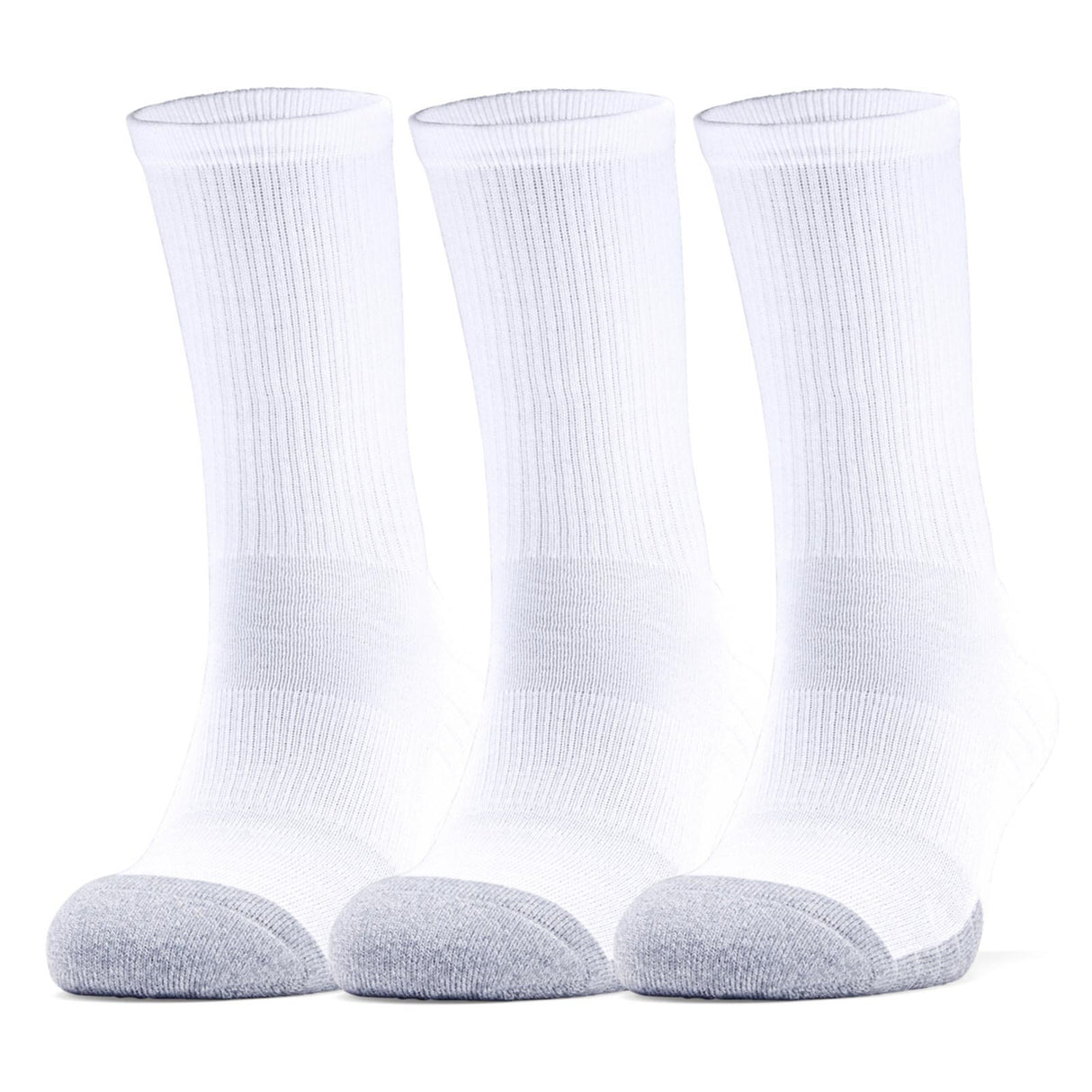 UA Heatgear Crew Socks White