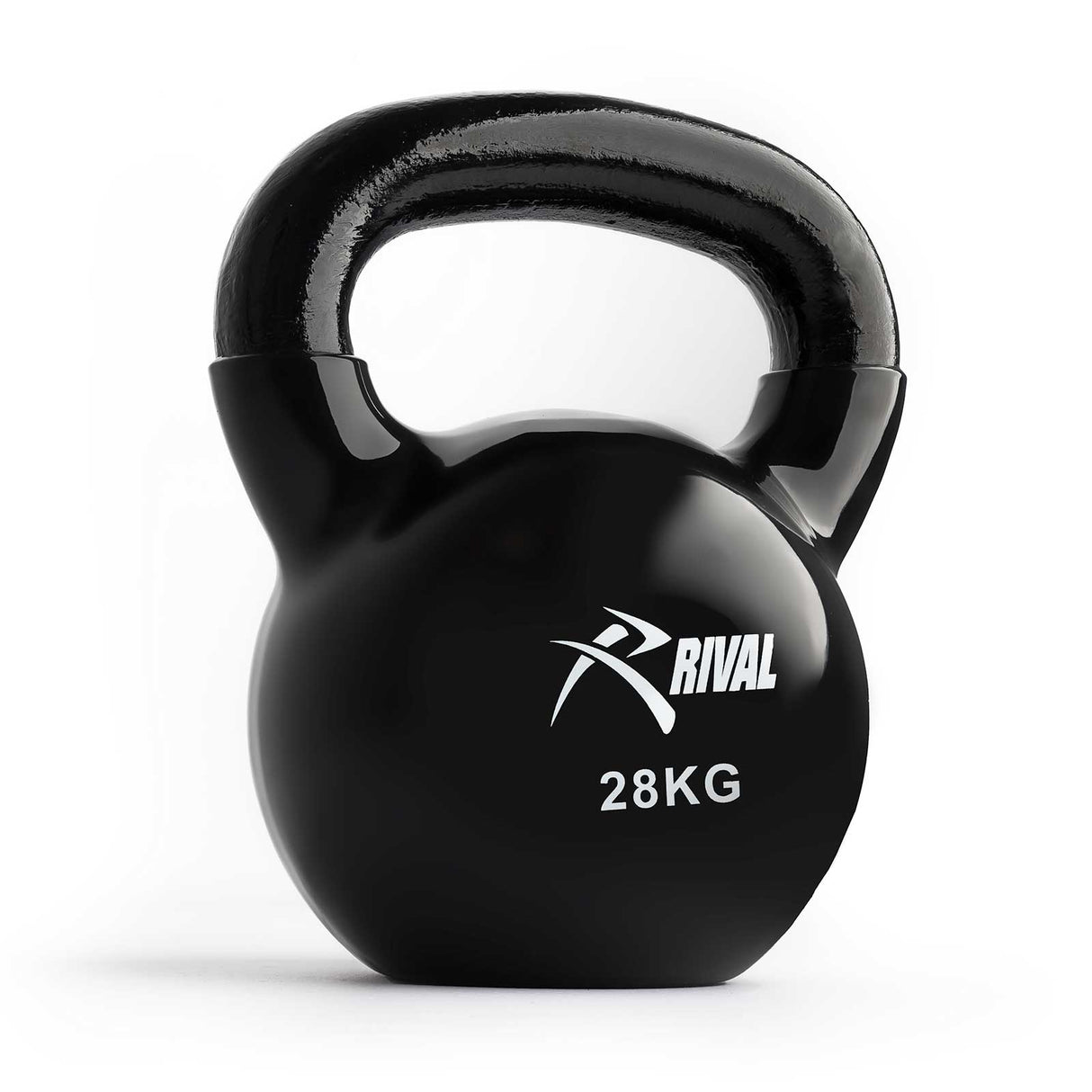 Rival Vinyl Coat Kettlebell 28kg Black