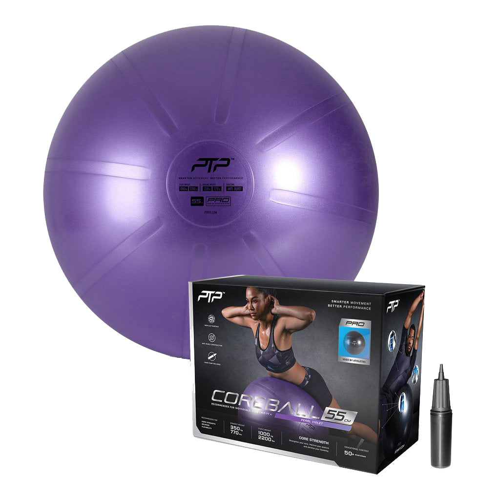 PTP Coreball 55Cm W/Pump Pearl Violet