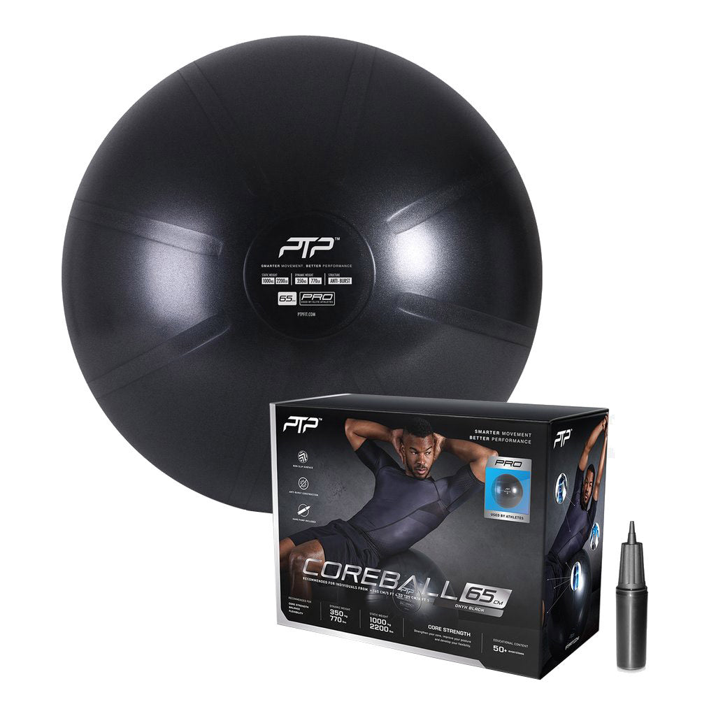 PTP Coreball 65Cm W/Pump Onyx Black