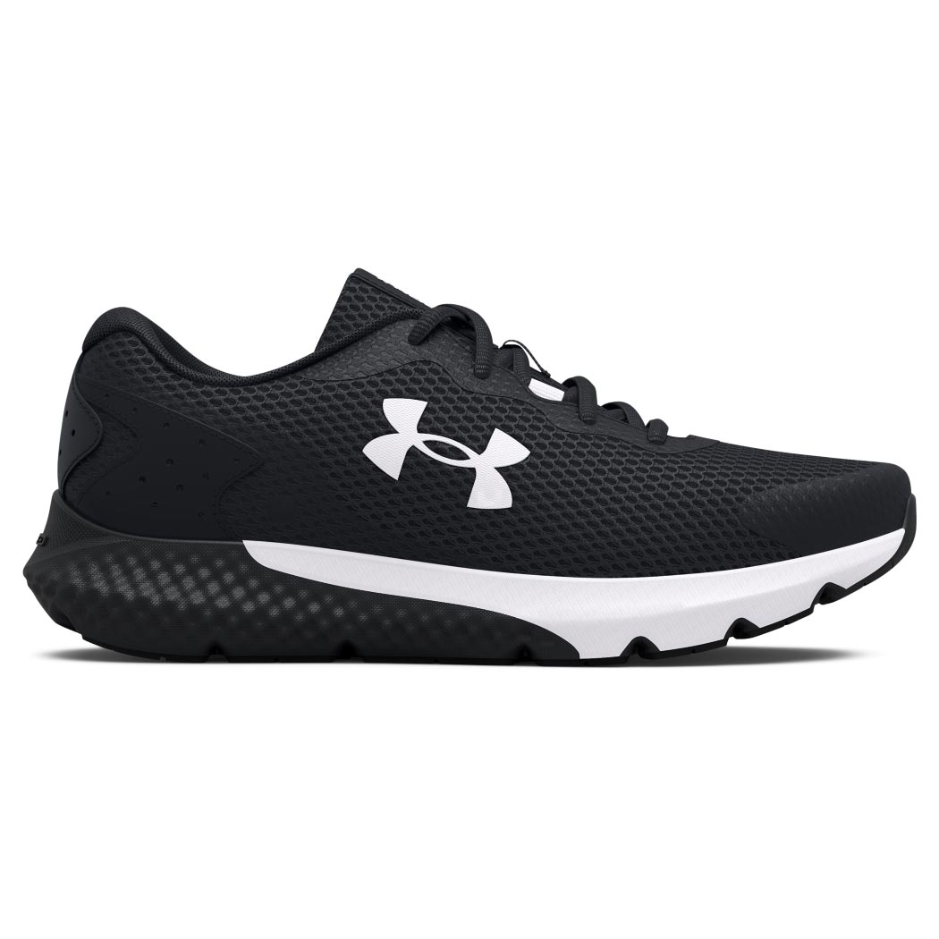 UA Charged Rogue 3 Kids Run Black/White