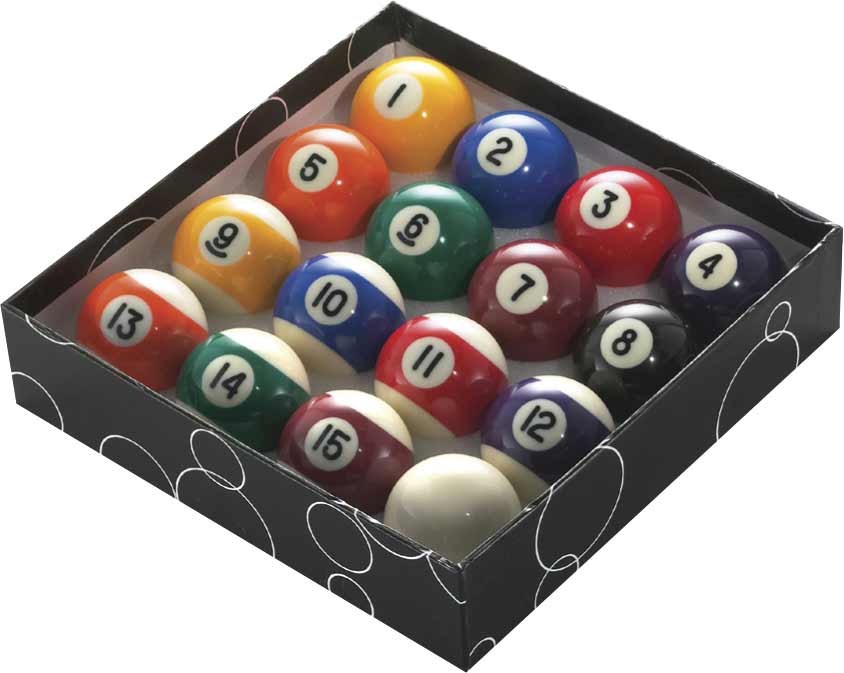 PowerGlide Pool Balls - Spots & Strips