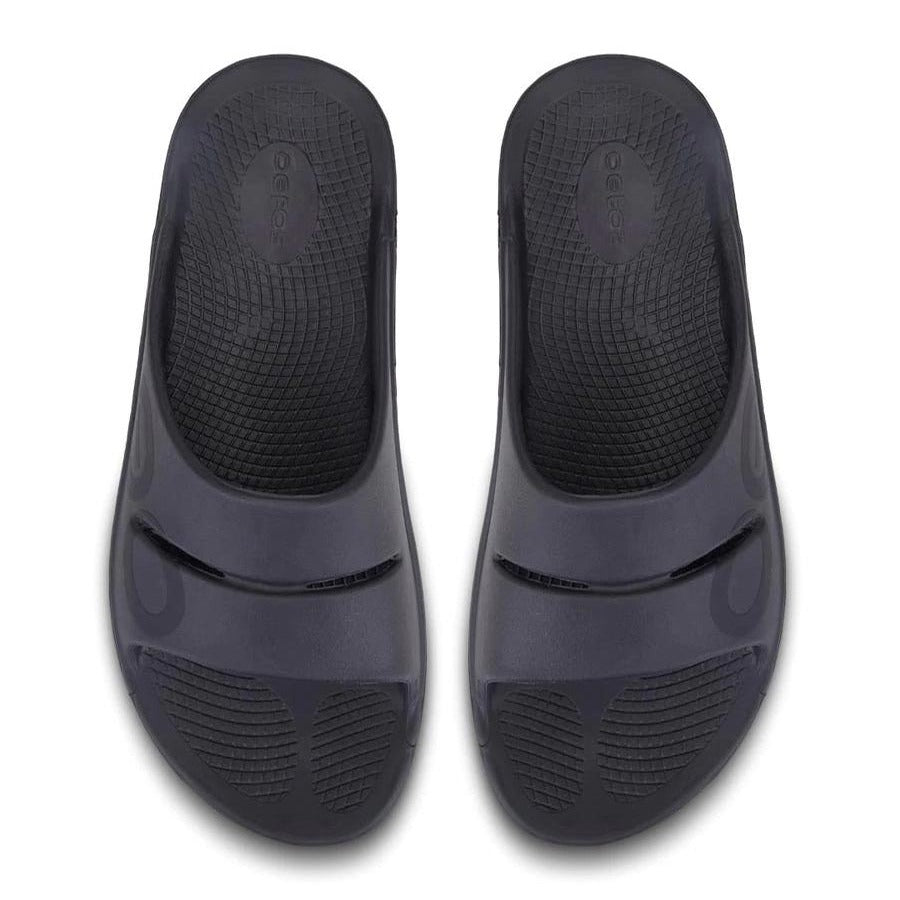 OOFOS Ooahh Mens Sport Flex Black