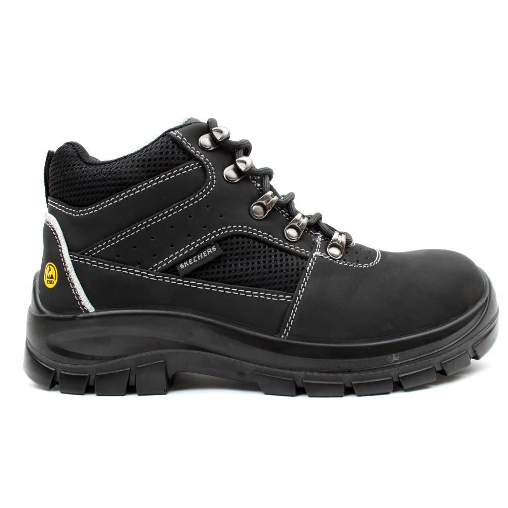 Skechers Work High Top Mens Boots BLK