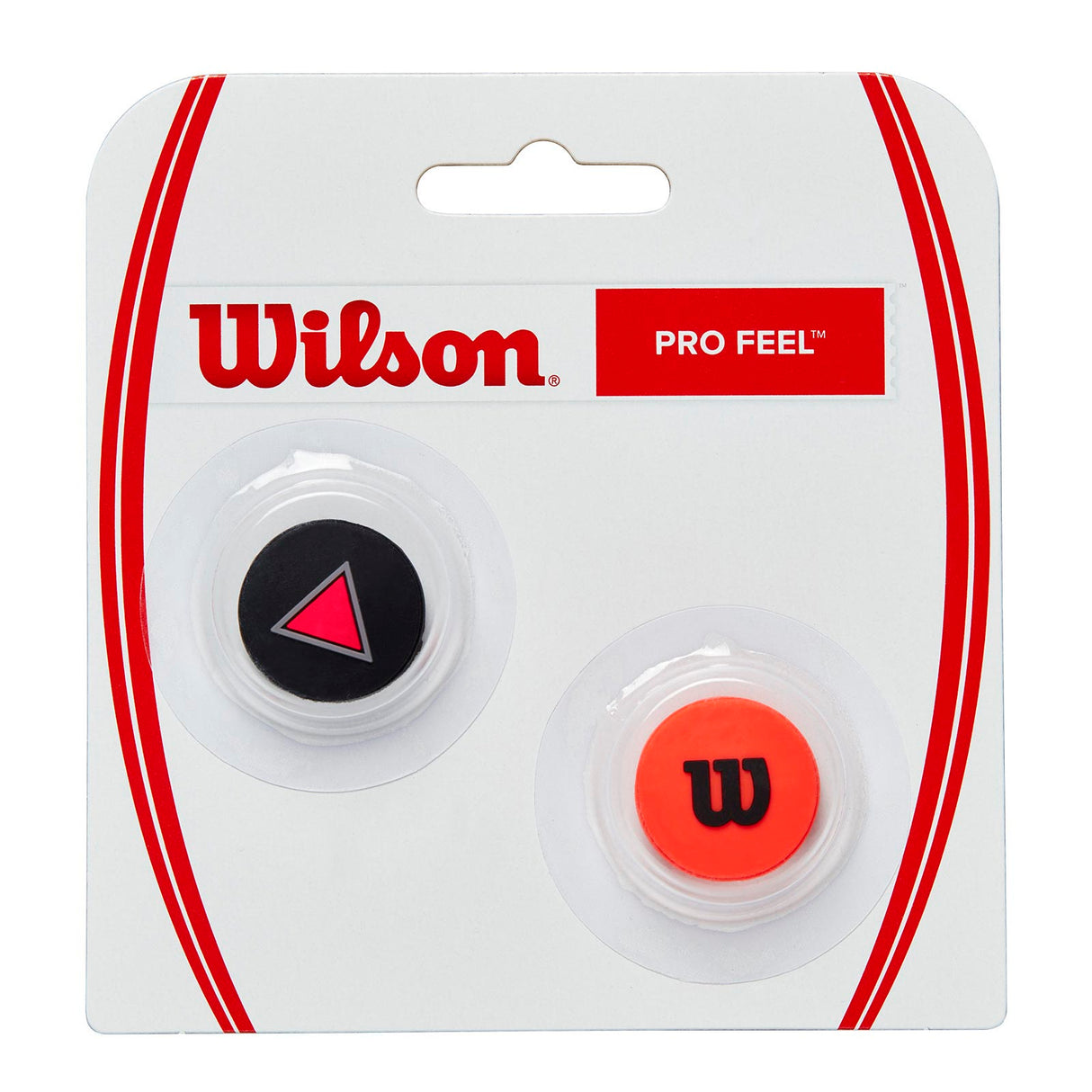 Wilson Pro Feel Dampener 2 Pack Red/Blk