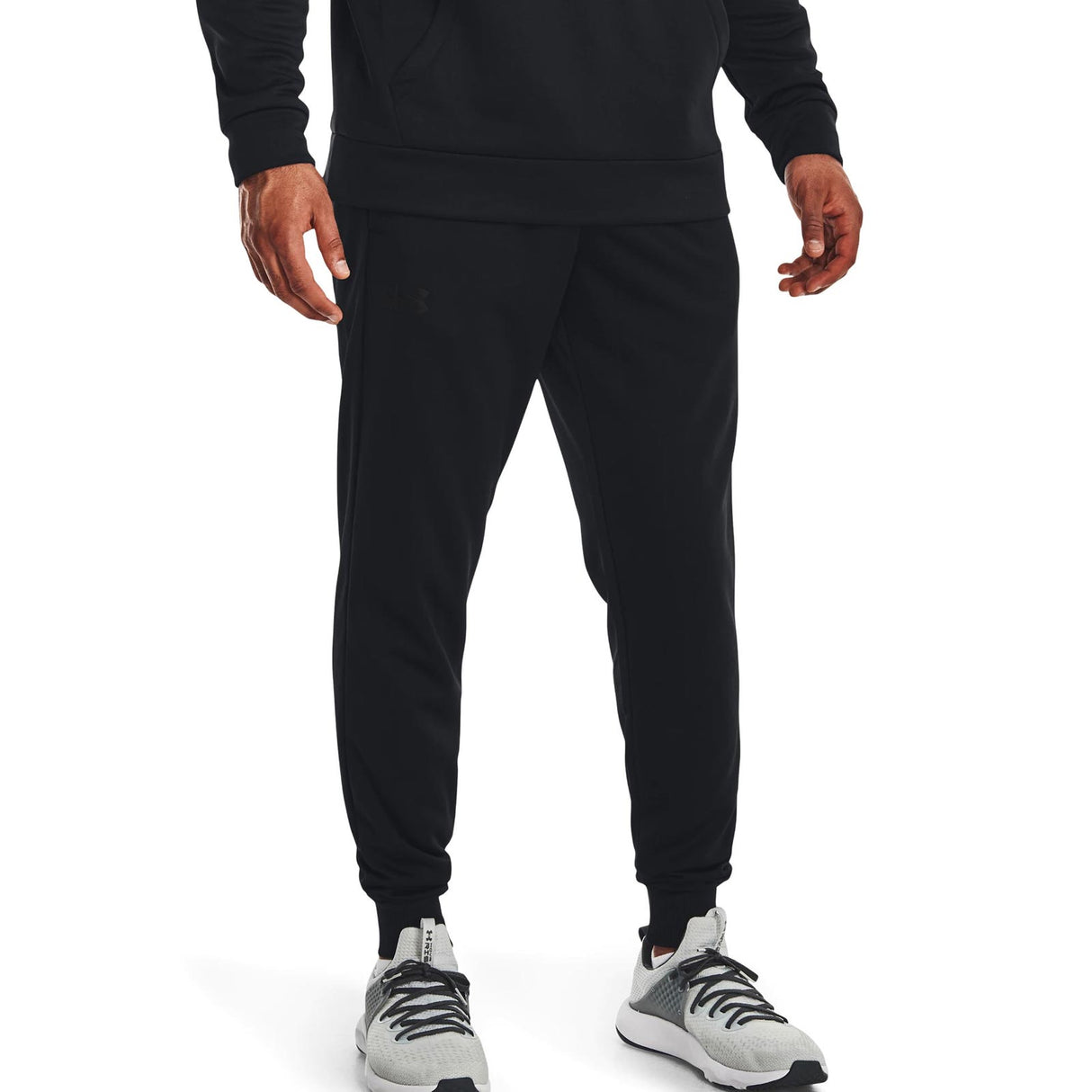 UA Mens Armour Fleece Joggers Black