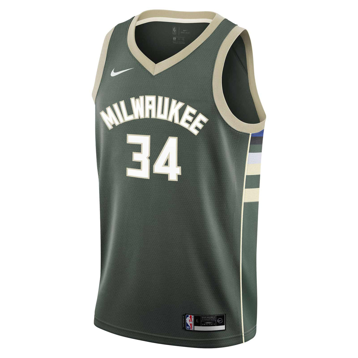 Nike Bucks Giannis 34 Kids Jersey Green