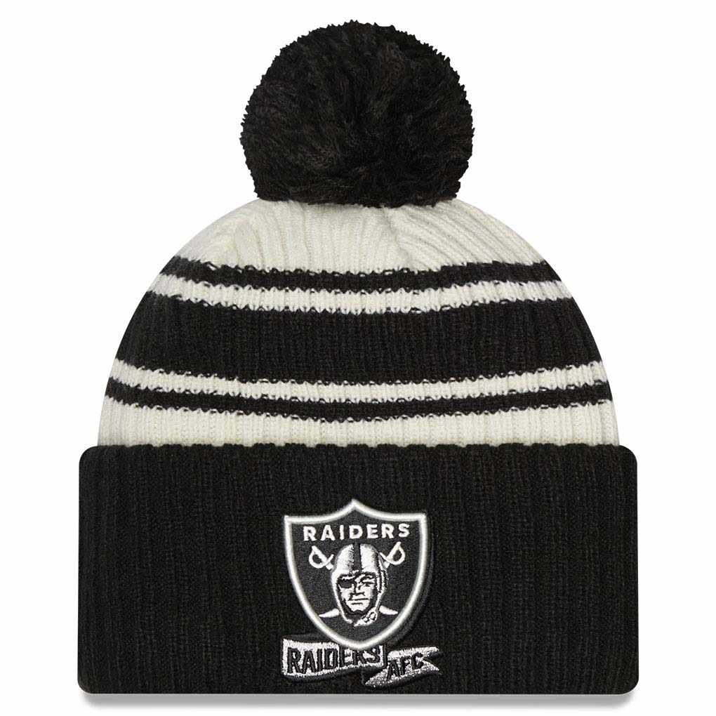 New Era LV Raiders NFL Knit Beanie White