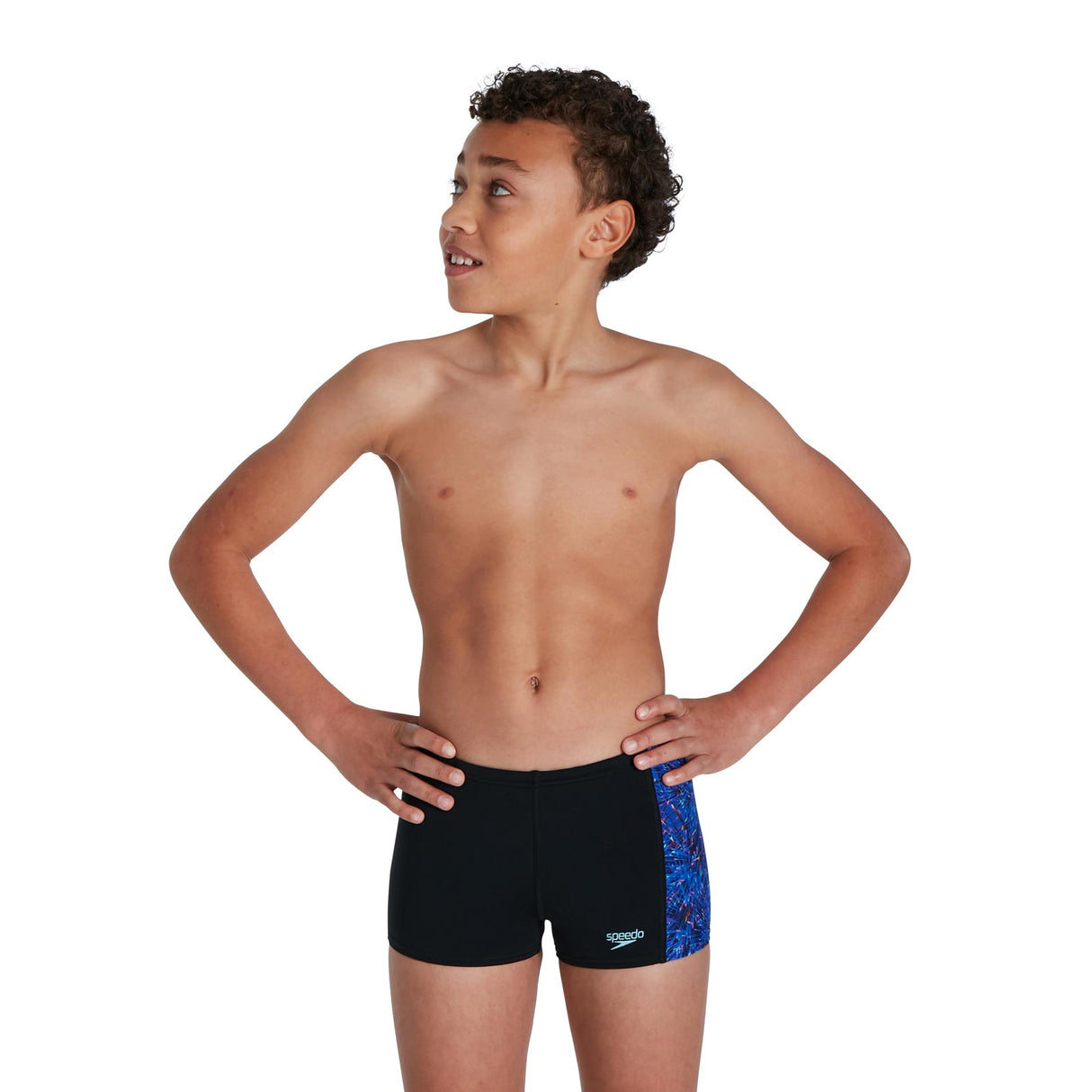 Speedo Digi Allover Panel Aquashort Blac