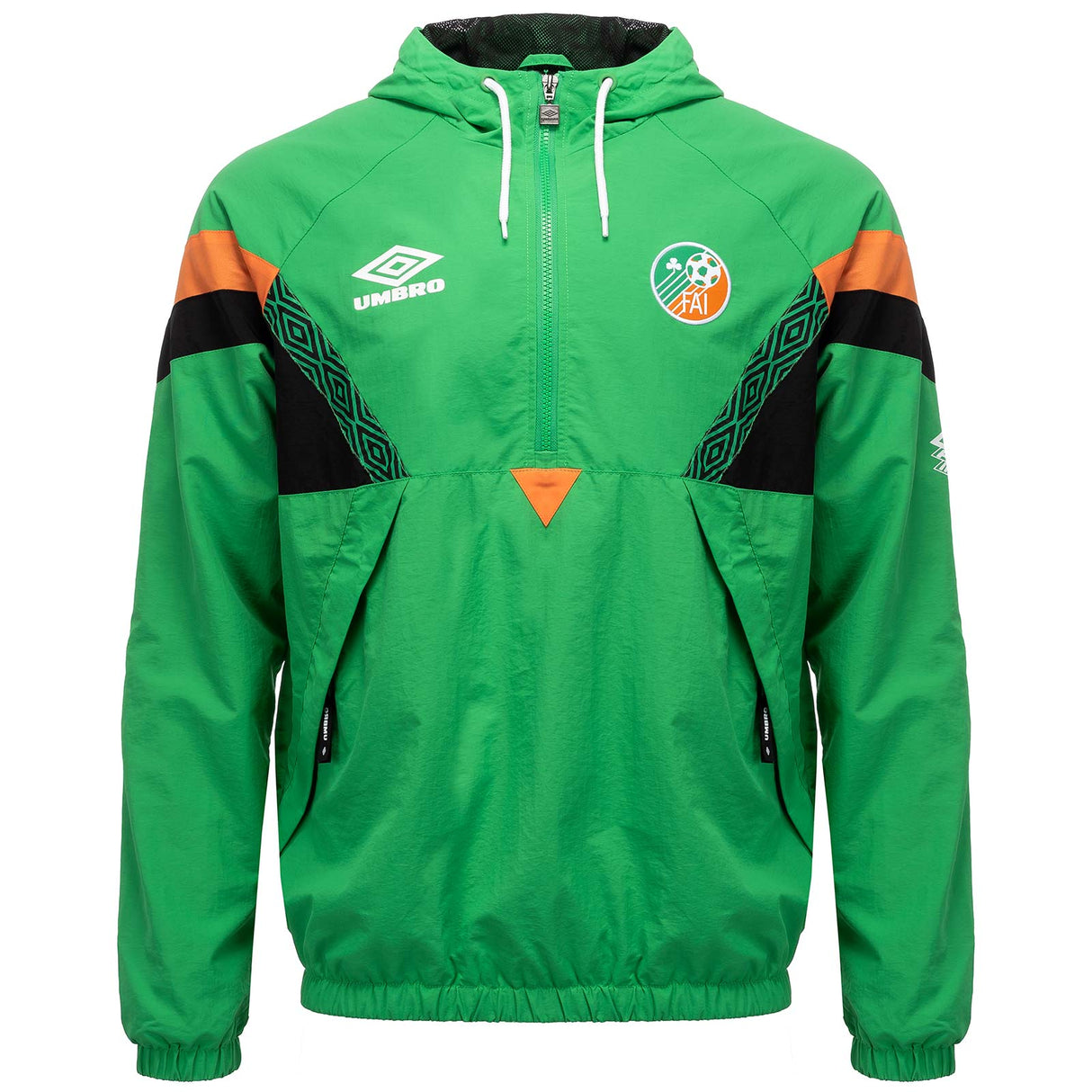 Umbro FAI 94 QZ Rain Jacket Green