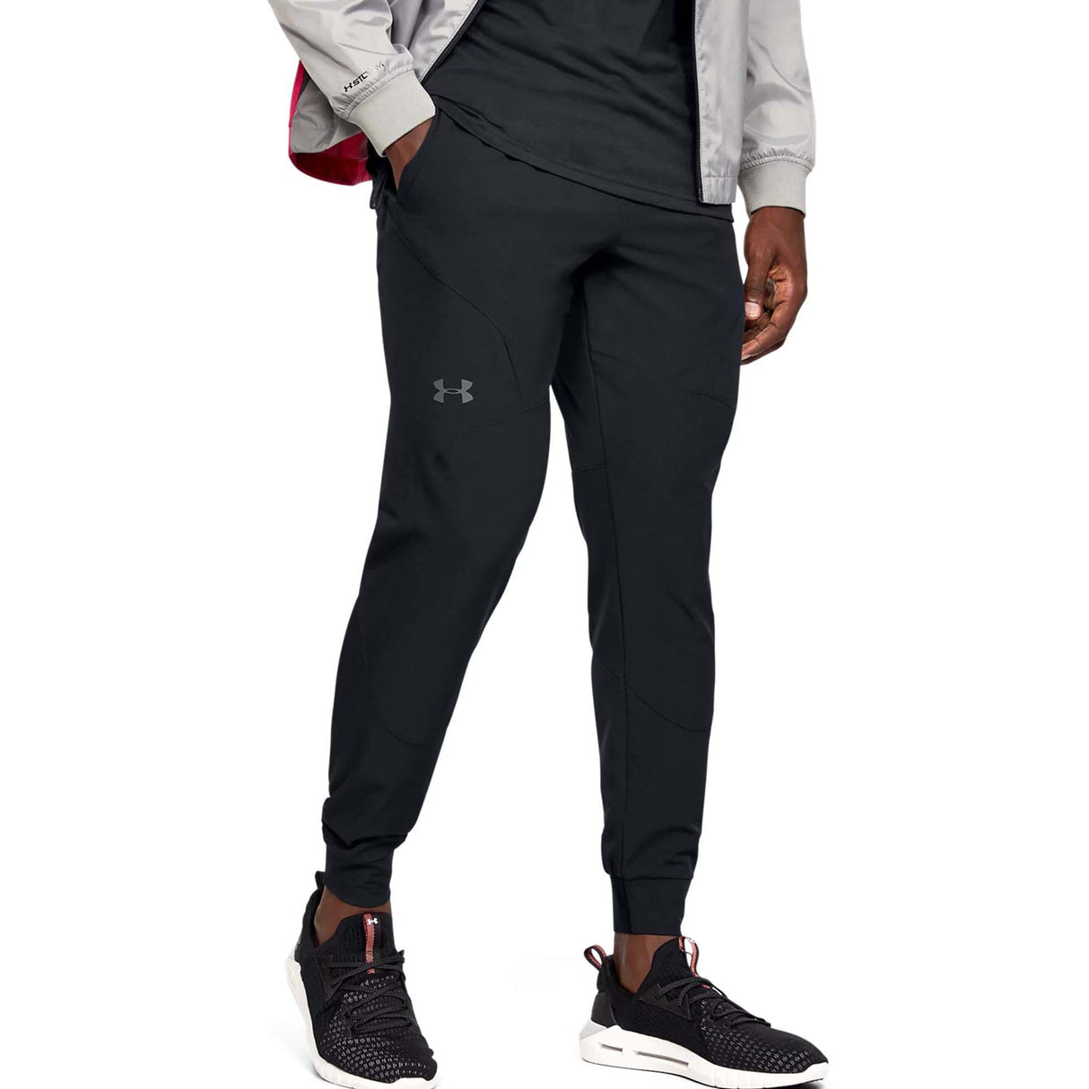 UA MENS UNSTOPPABLE JOGGERS BLACK