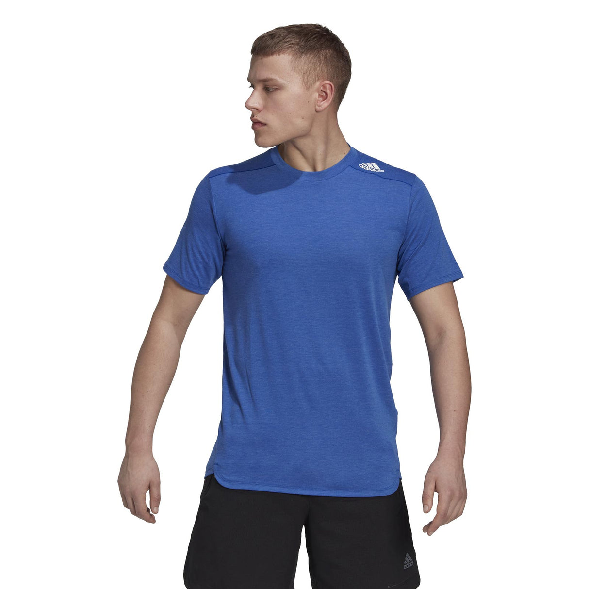 adidas Mens D4T tee Blue
