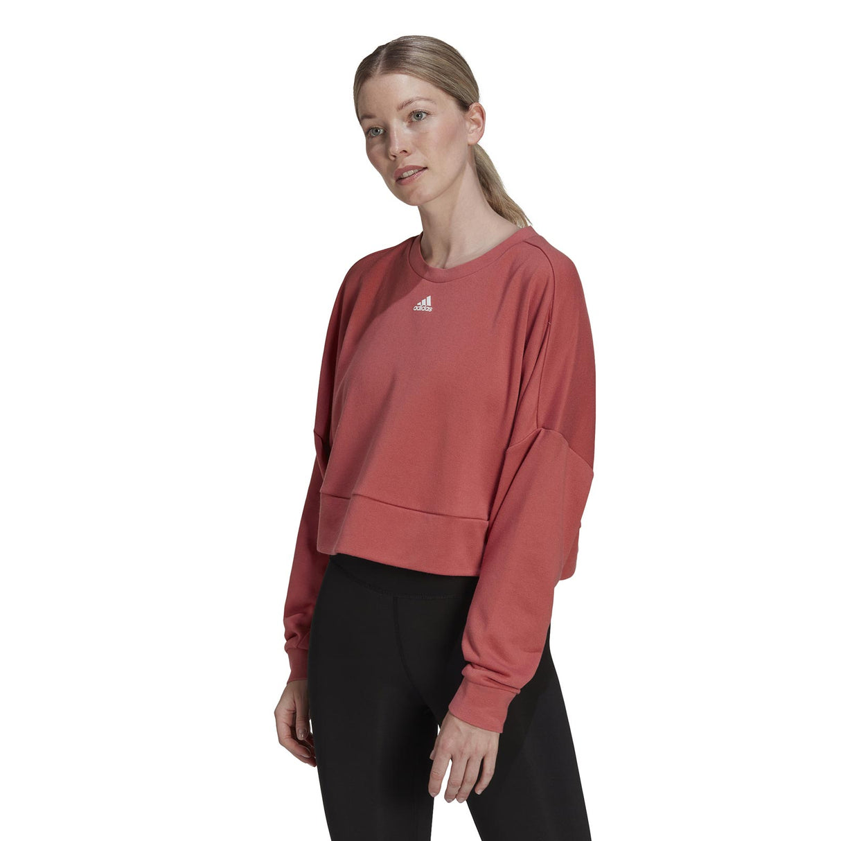 adidas Womens Studio Sweater Red