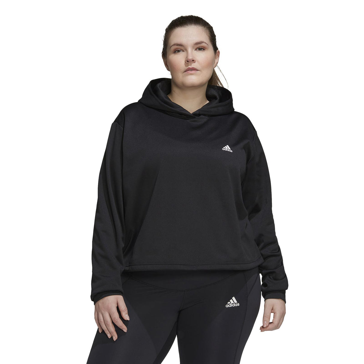 adidas Womens GG Hoodie SWT Inc Black