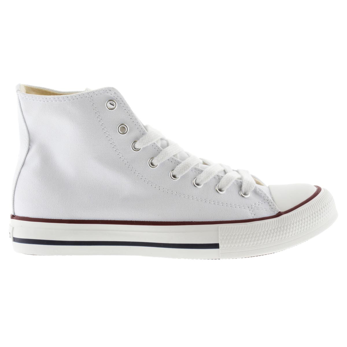 VICTORIA CANVAS HIGH-TOP SNEAKER UNI WHT