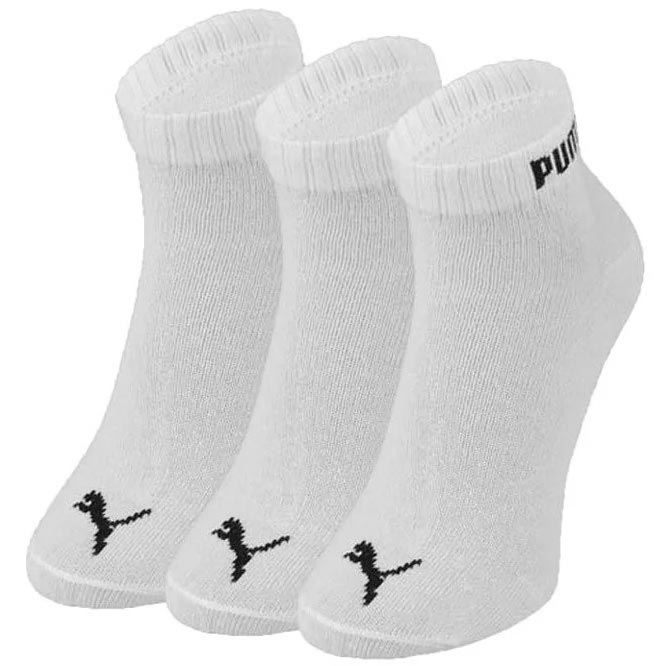 Puma Quarter - V Socks 3P White
