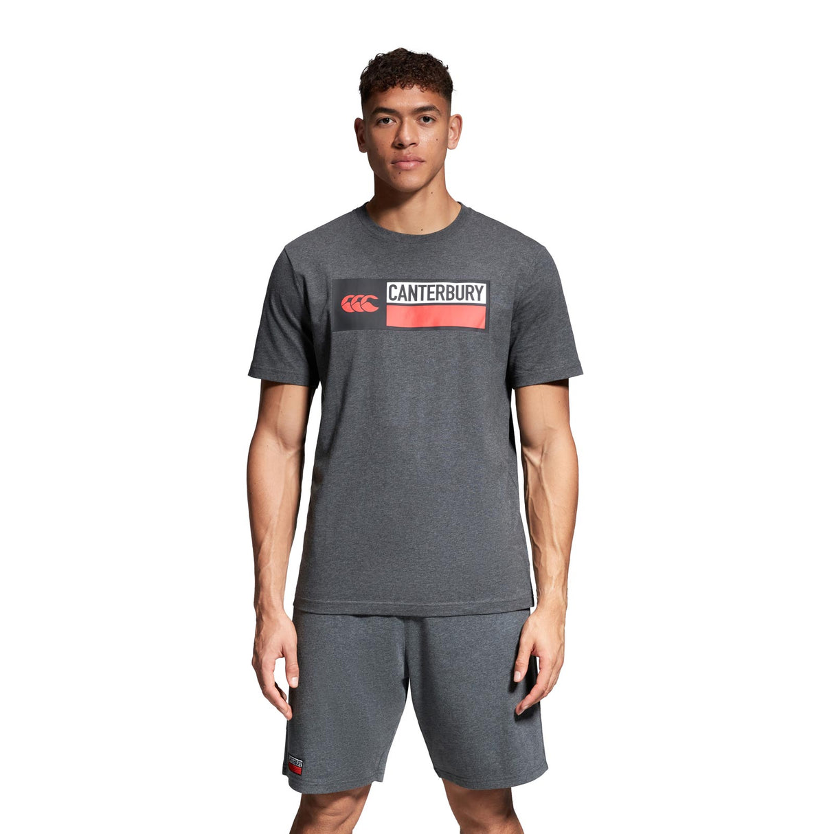 CCC Men's Cotton Logo Tee Grey