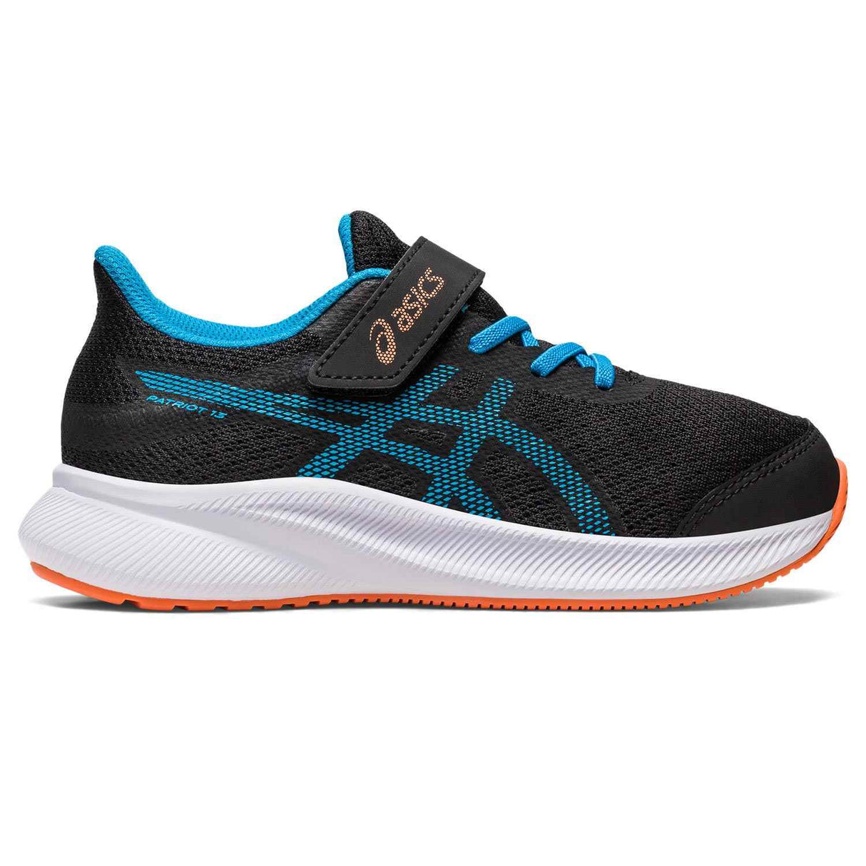 Asics Patriot 13 Jnr Boys Black/Blue