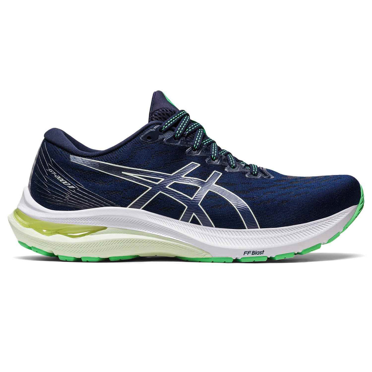 Asics GT-2000 11 Womens Navy/Green