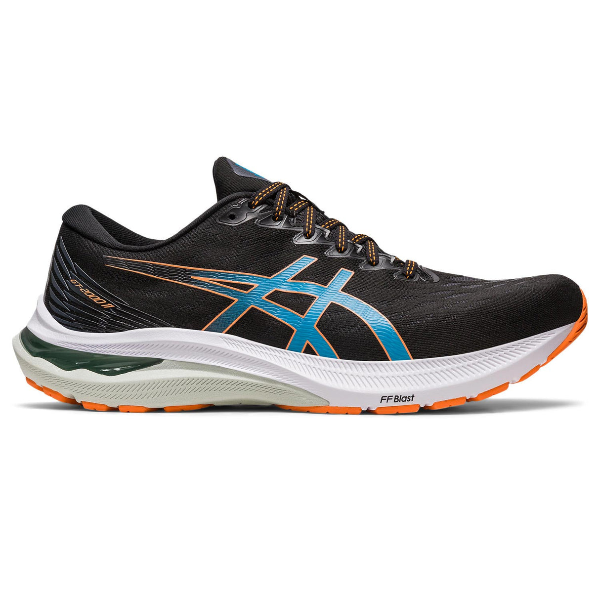 Asics GT-2000 11 Mens Black/Blue/Orange