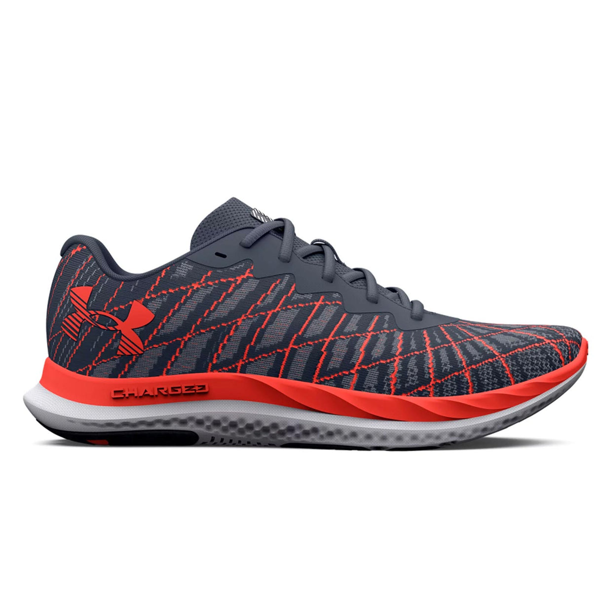 UA Charged Breeze 2 Mens Grey/Orange