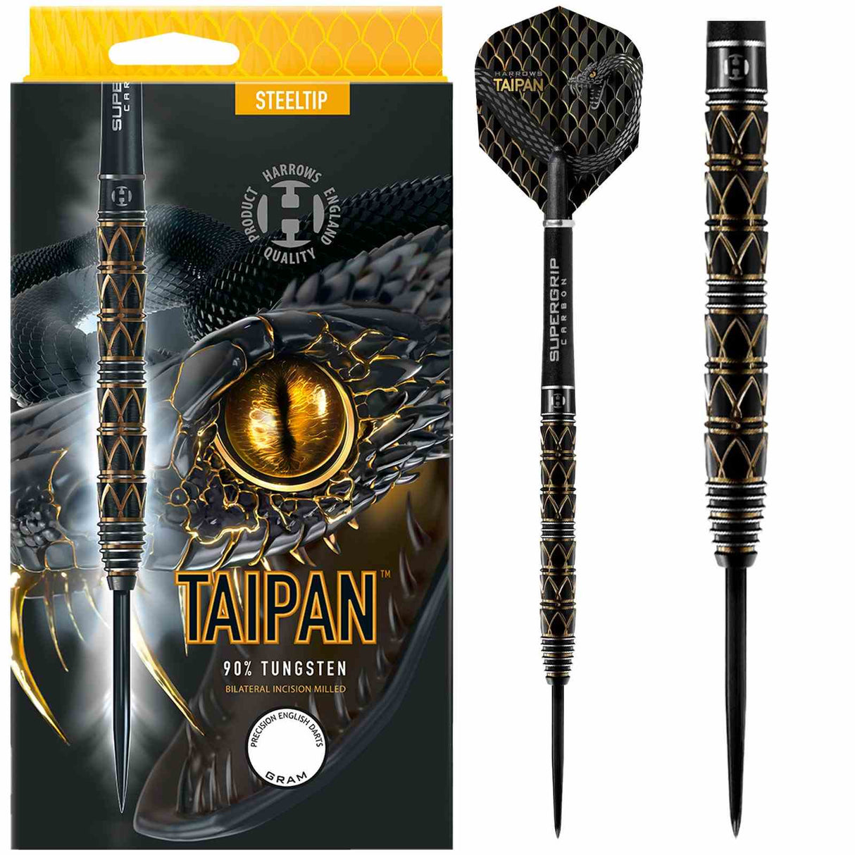Harrows Taipan 90% tungsten 21g Yellow