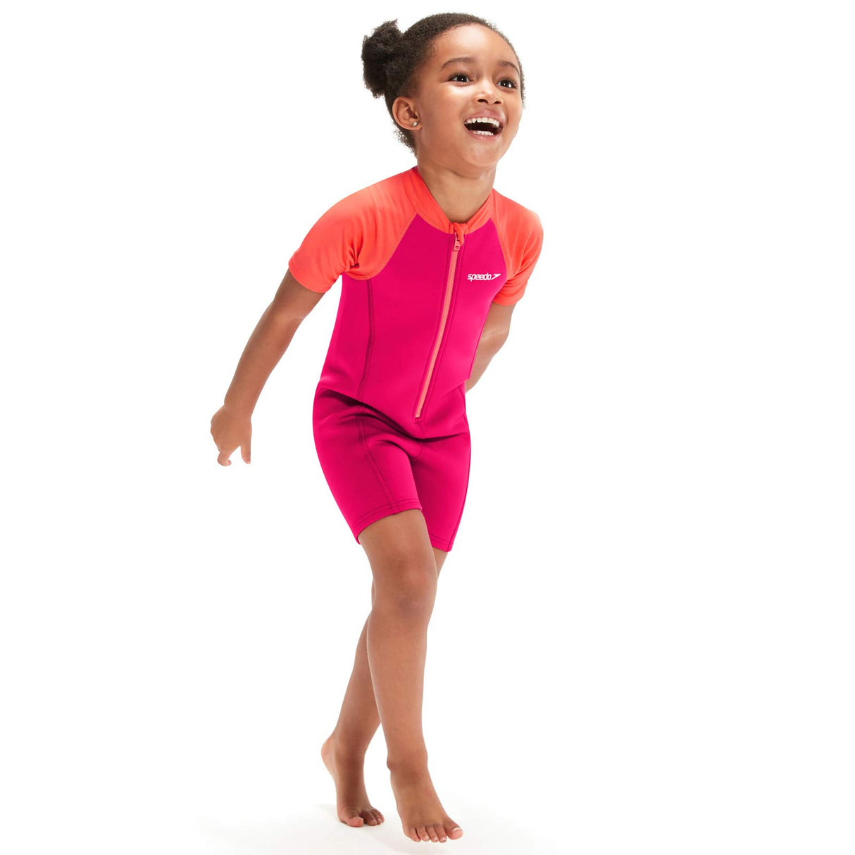 SPEEDO LTS WSUT 1PC IF PINK/ORANGE