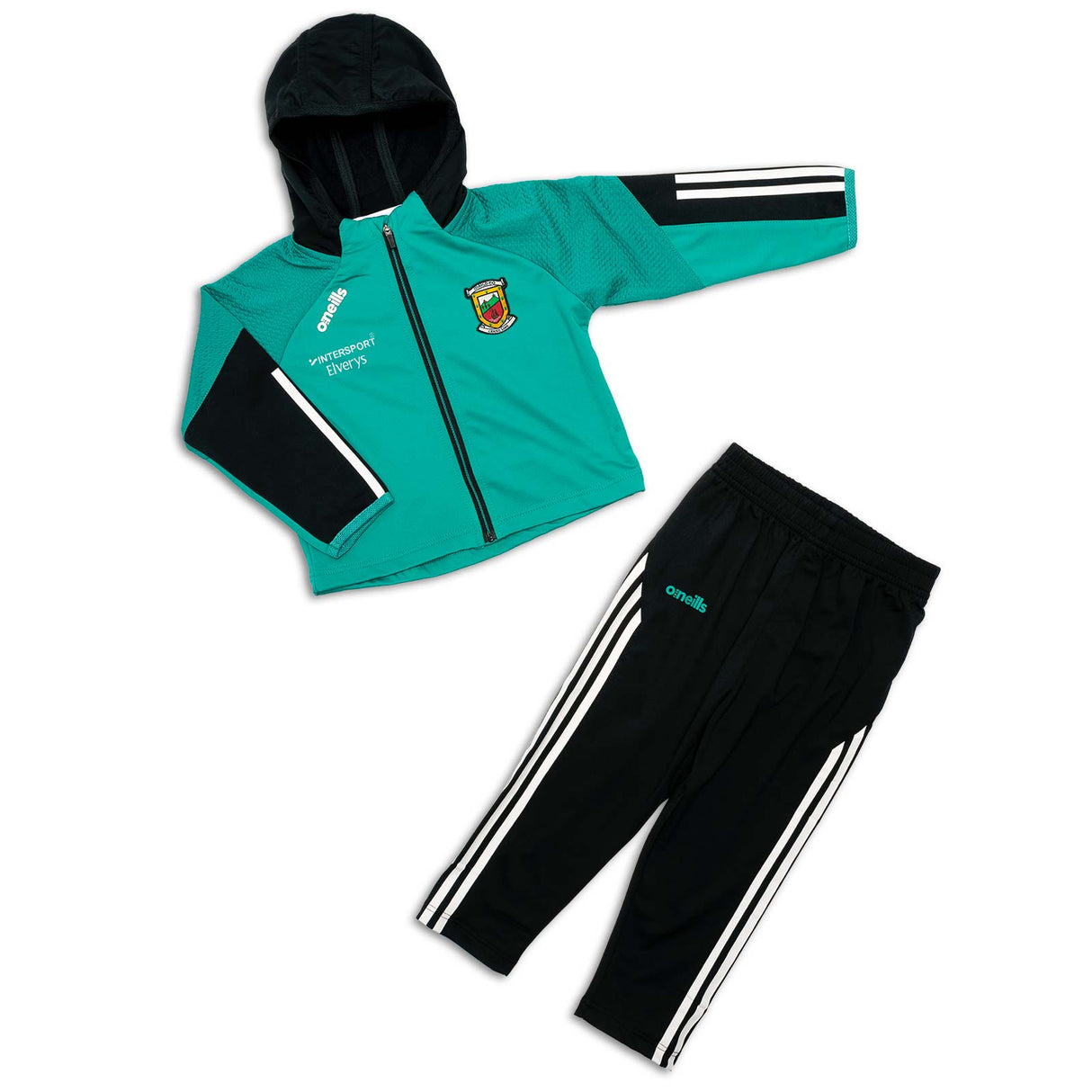 O'Neills Mayo Owens FZ Infant Suit Green