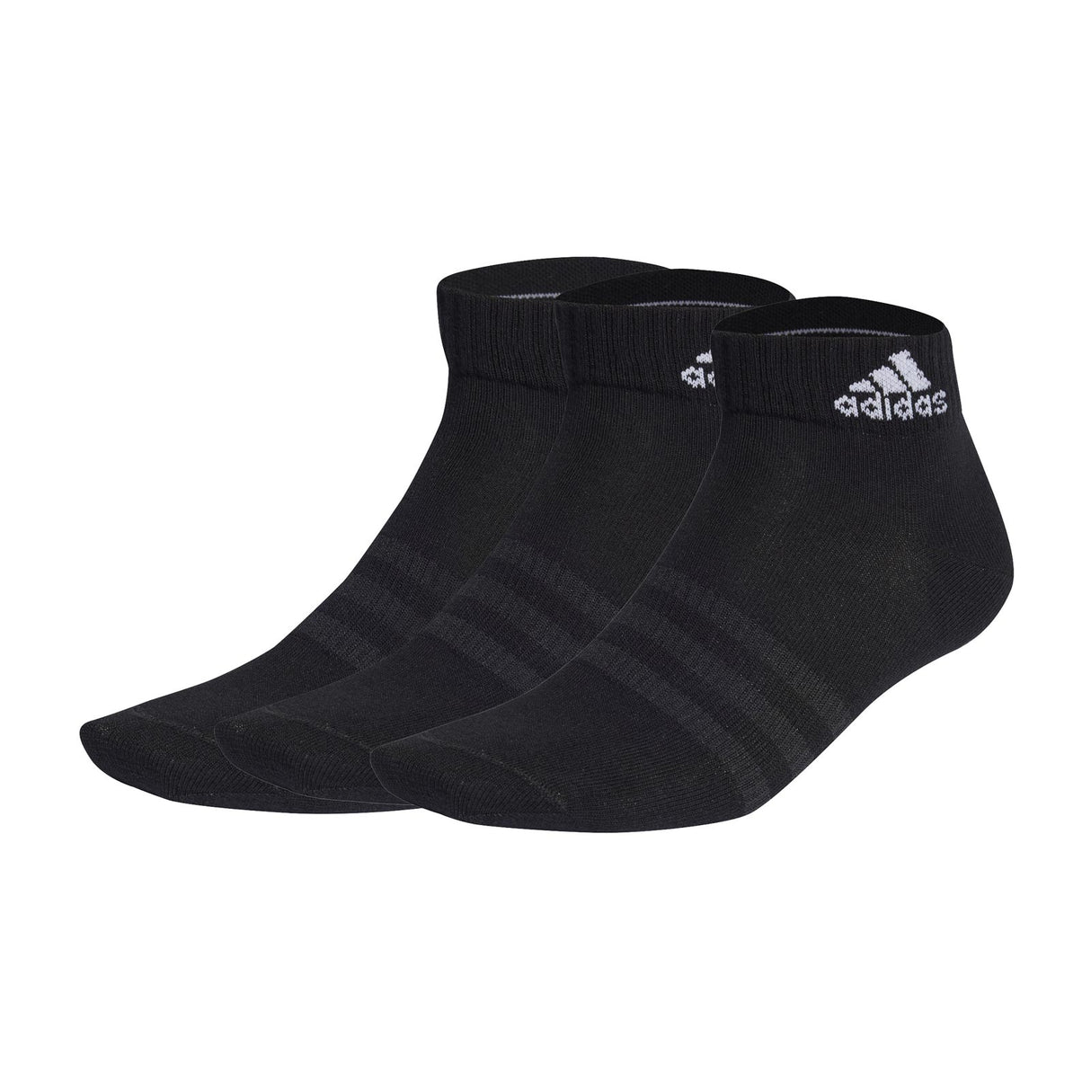 adidas Cushion Quarter Sock 3 Pack Black