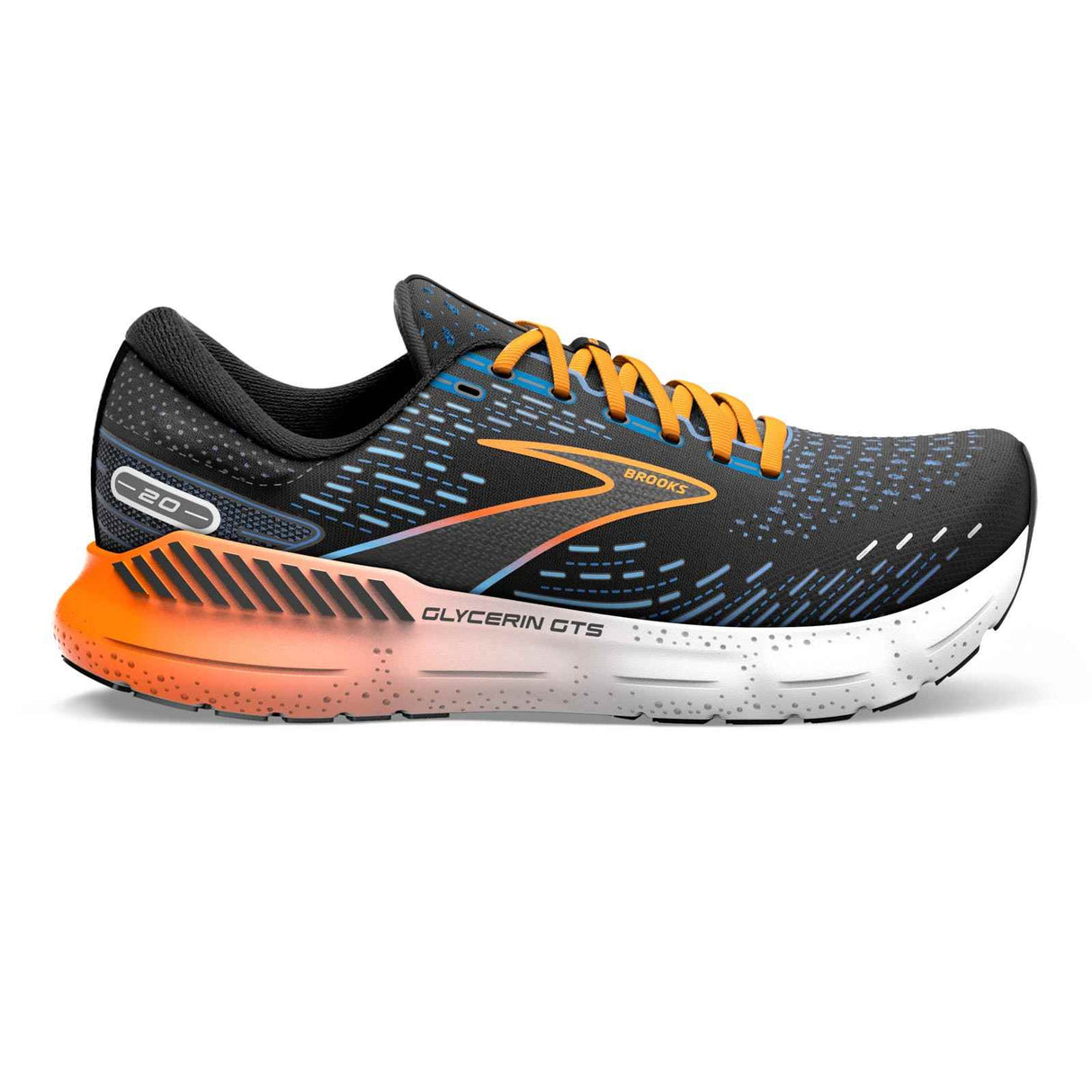 Brooks Glycerin GTS 20 Mens Black/Orange
