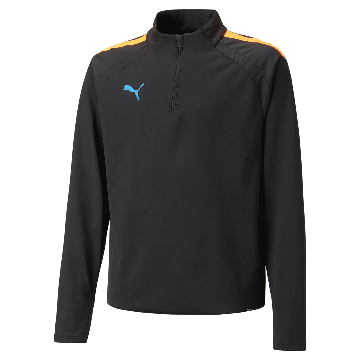 Puma Boys teamLIGA 1/4 Zip Top Jr Blk