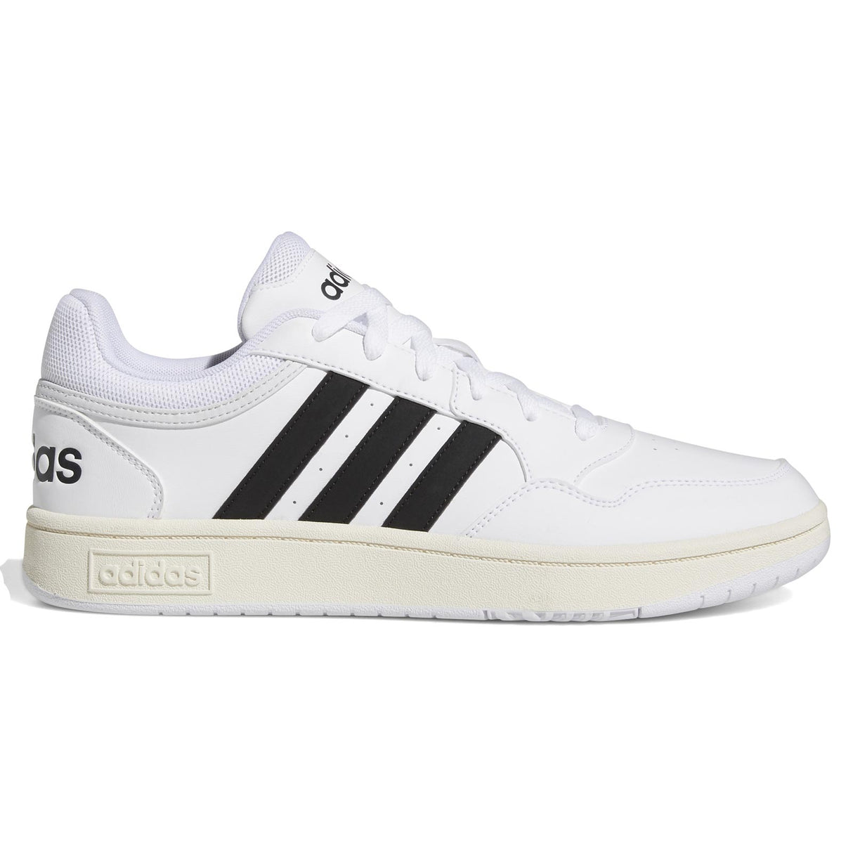 adidas Hoops 3.0 Mens White/Black