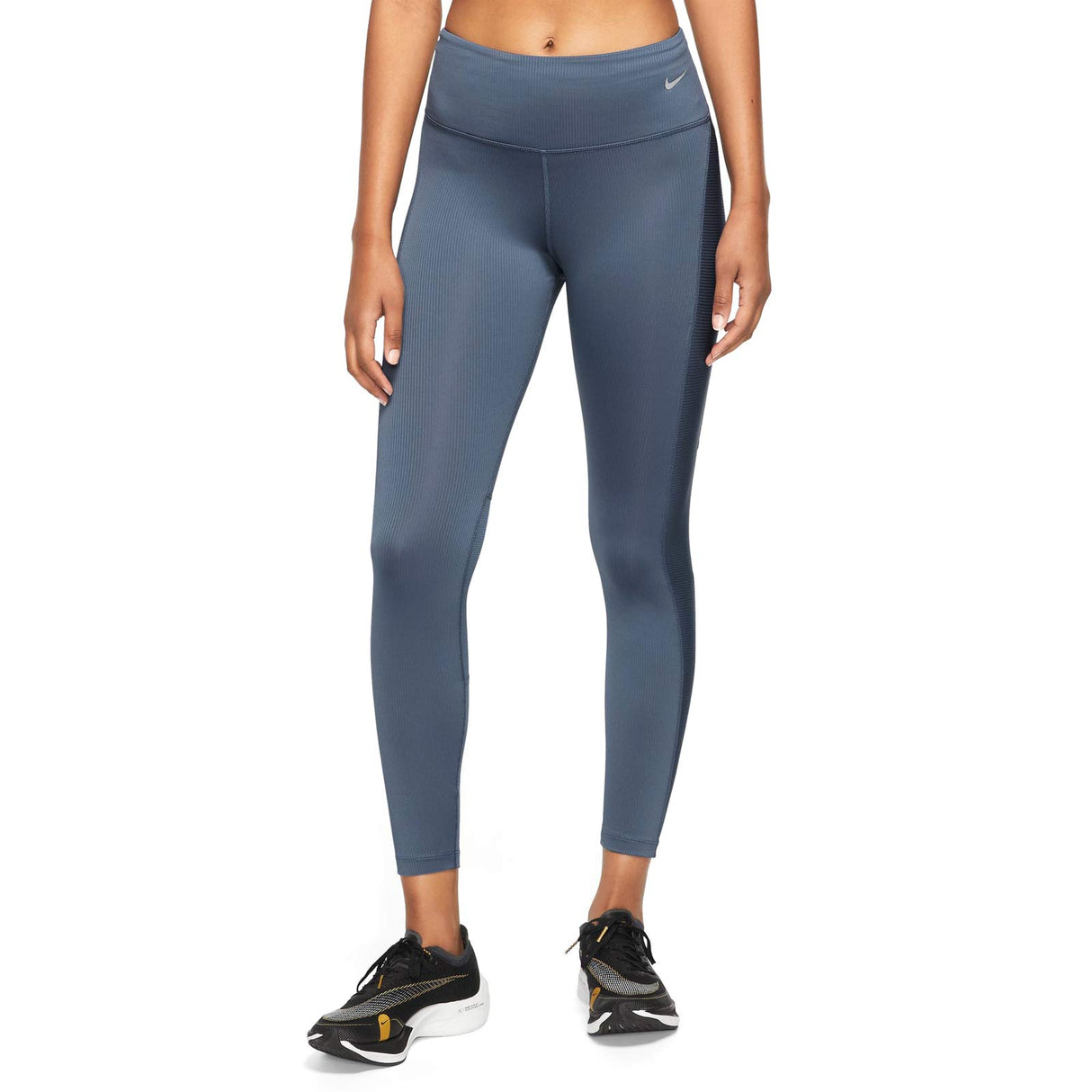Nike Wmns DF Fast MR 7/8 Tight NV Blue