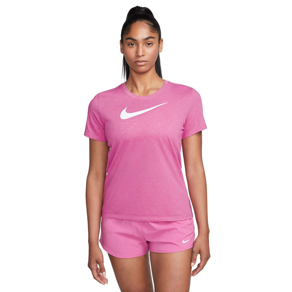 Nike Wmns DF Tee Swoosh Pink