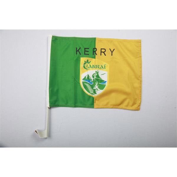 TCF Kerry Car Flags Green
