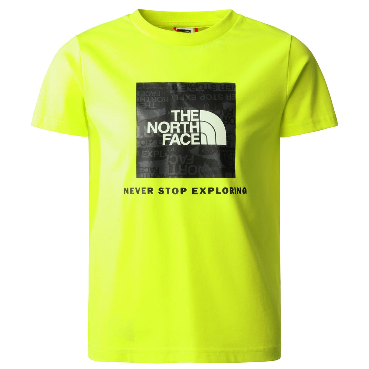 TNF Boys S/S Redbox Tee Yellow