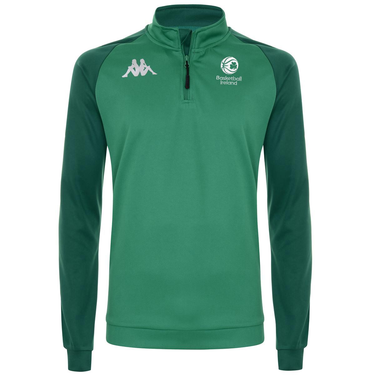 Kappa Basketball IRE Kids QZ Top Green