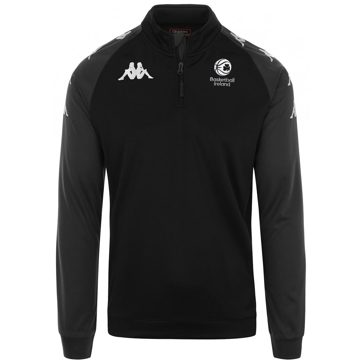 Kappa Basketball IRE Kids QZ Top Black