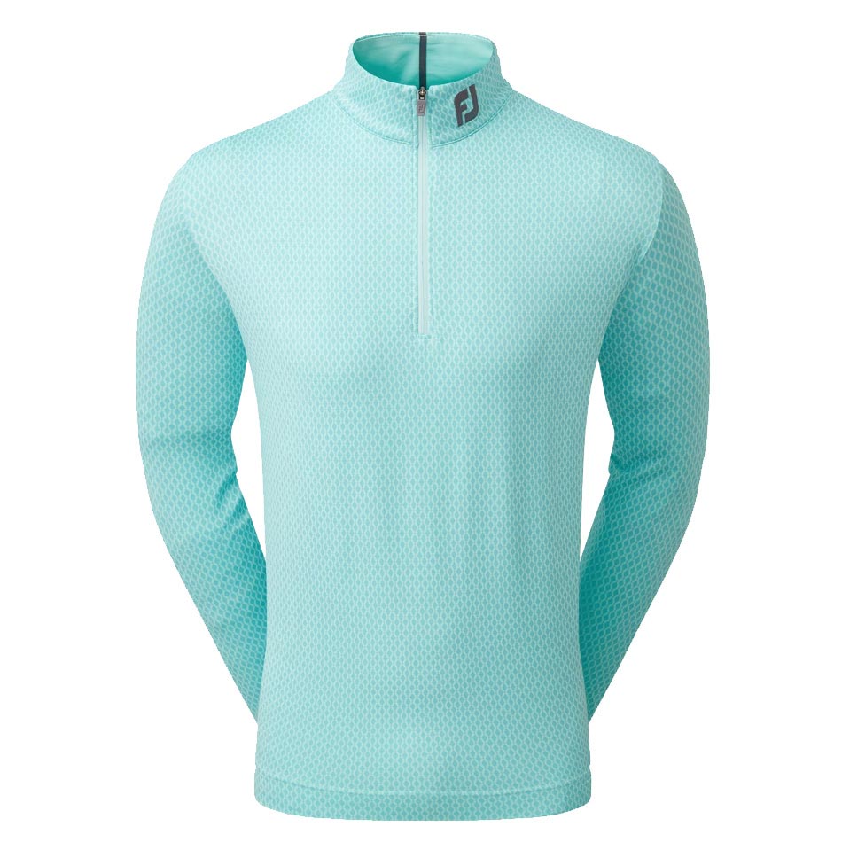 Footjoy Tonal Print Knit Chill-Out Green