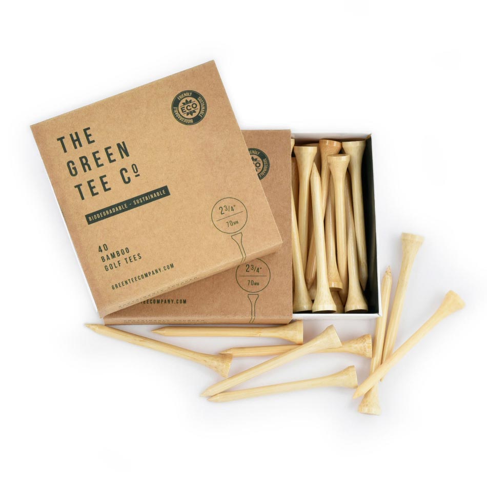 Masters Grn Tee Bamboo 2 3/4in Box 40 Bn