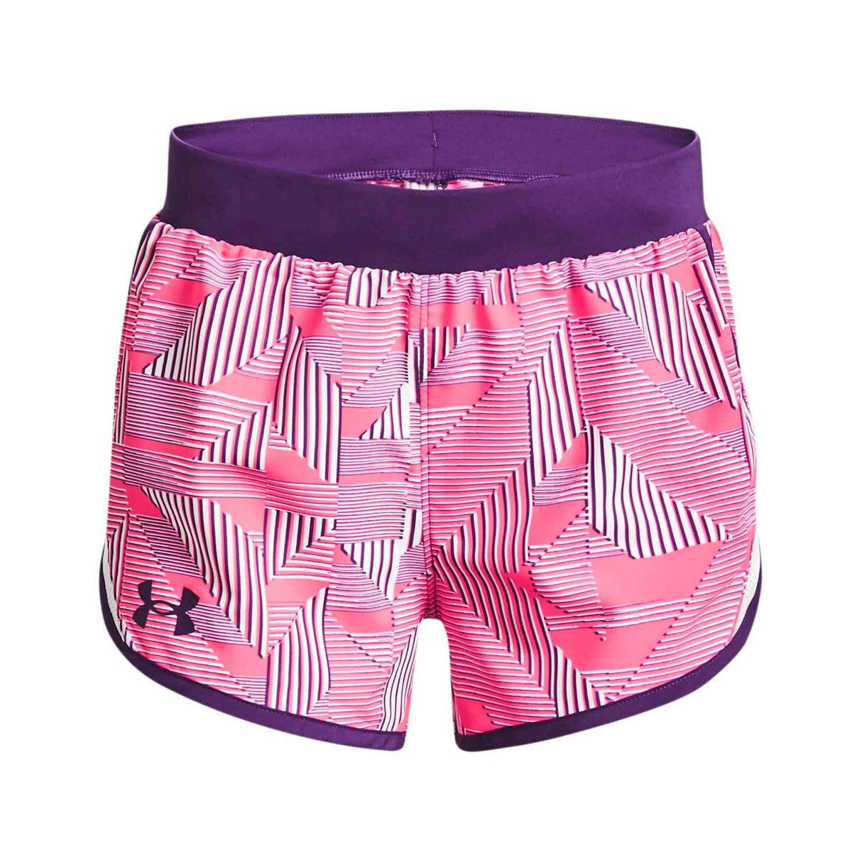 UA Kids Fly By Printed Short Pink