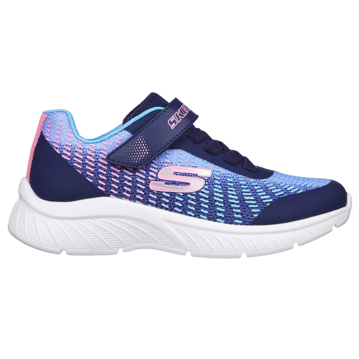 Skechers Microspec Plus Jnr Girls Navy