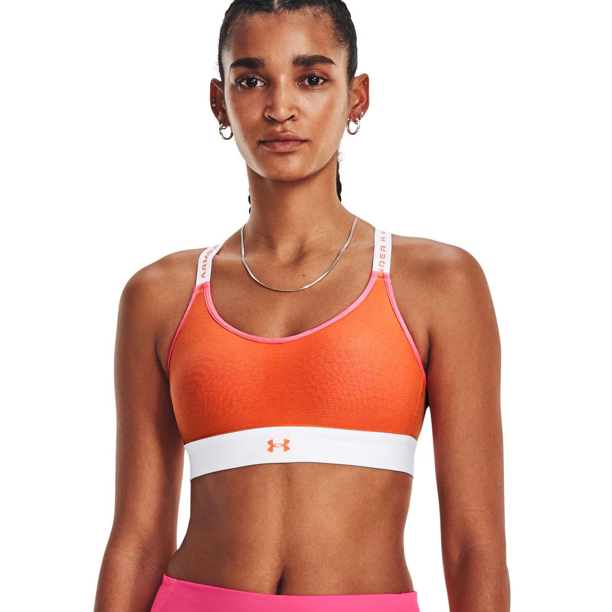 Under Armour Infinity Mid Run Hook White