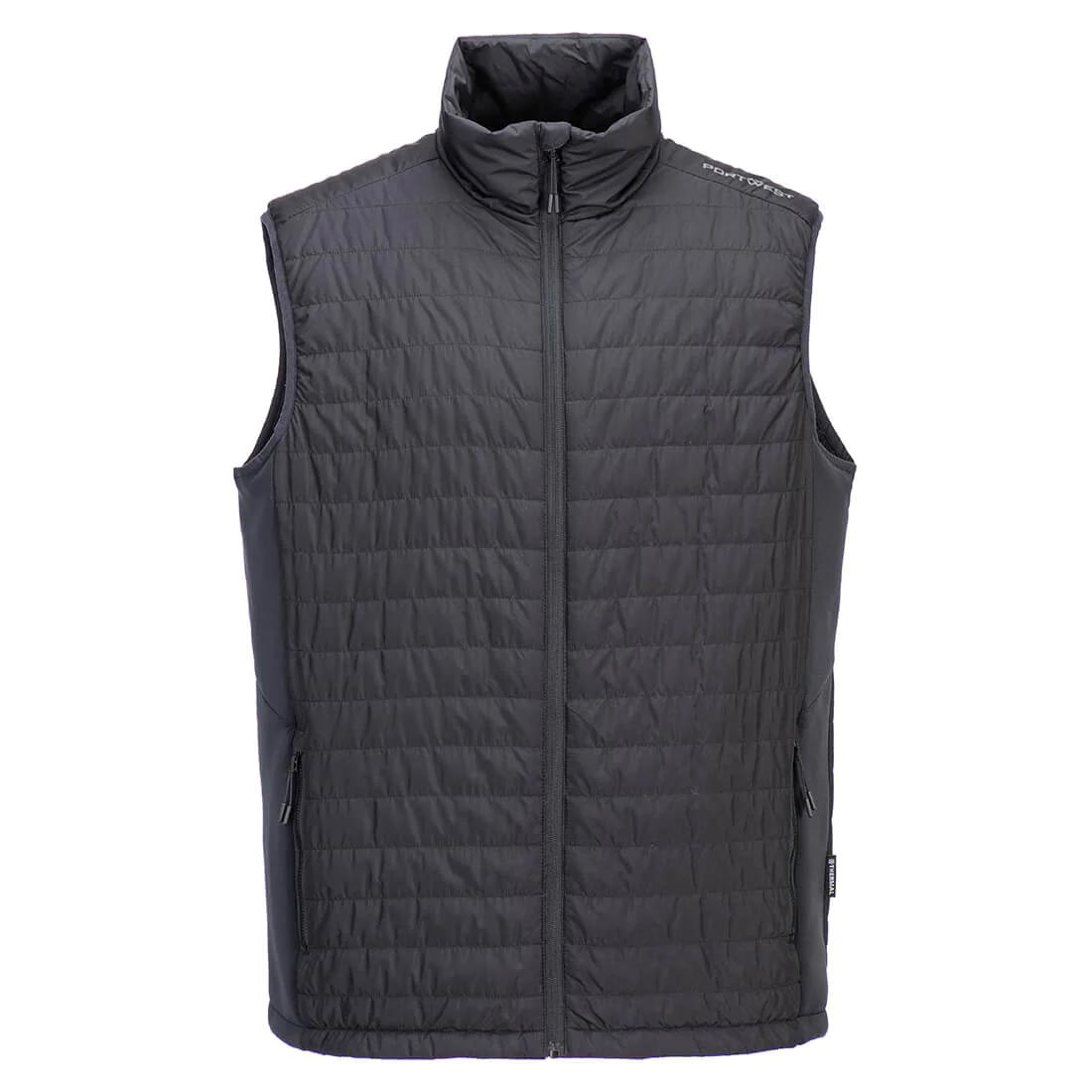 PORTWEST SKELLIG MENS HYBID GILET BLK