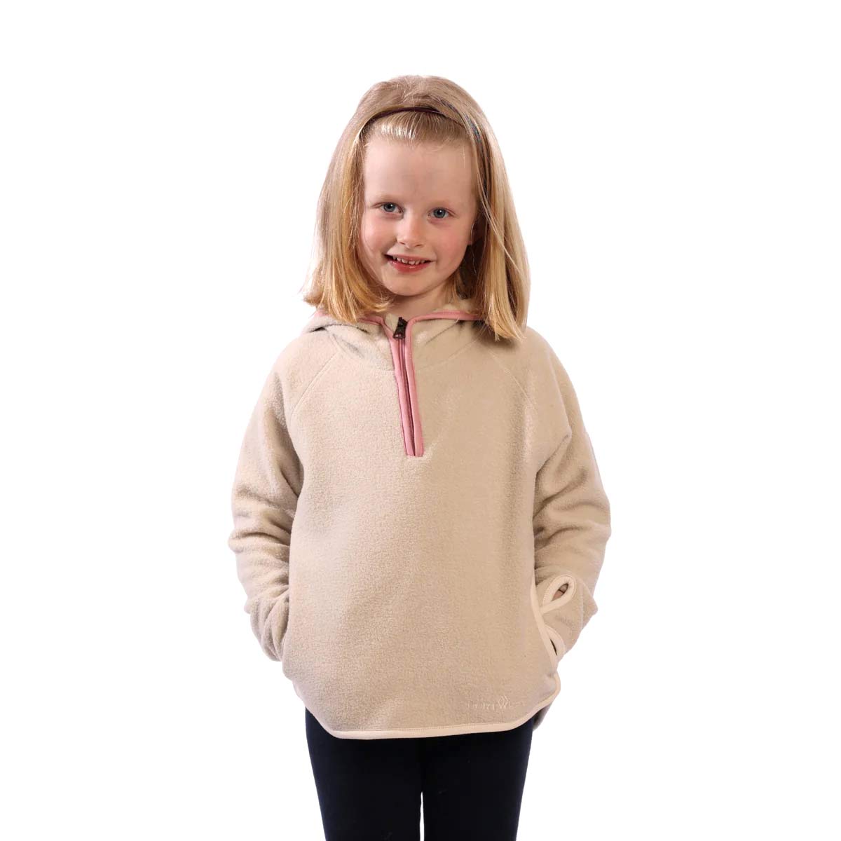 PORTWEST SKELLIG KIDS QZ FLEECE CREAM