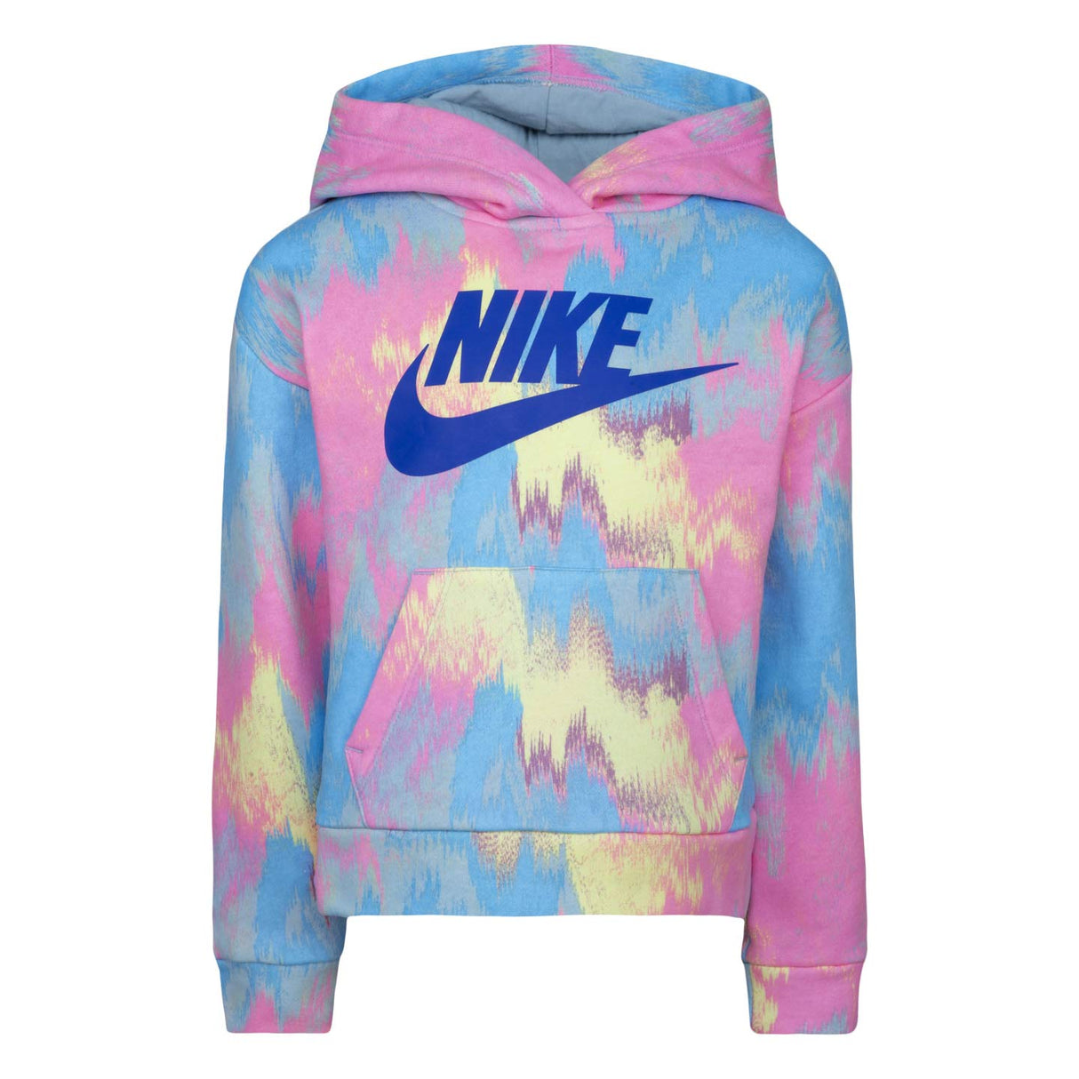 NIKE JNR PRINTED CLUB PULLOVER BLUE